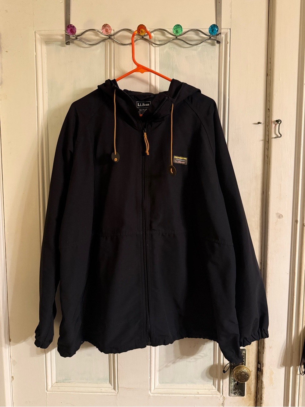 L.L. Bean Women’s Black Hooded Rain Jacket